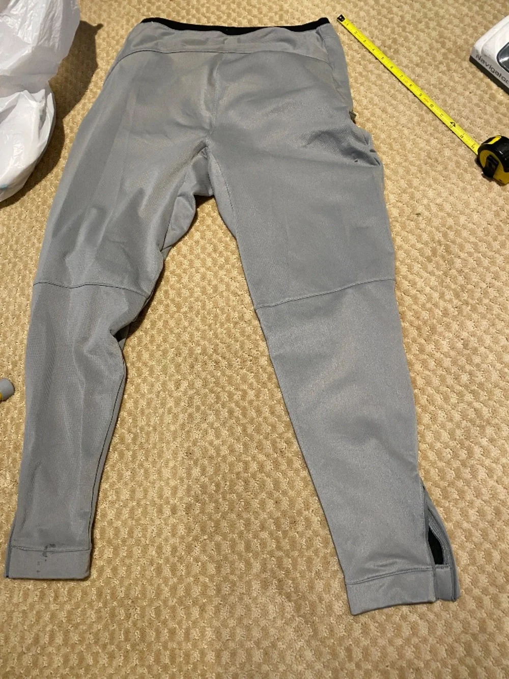 Nike Pro Fleece Mens medium Training Pants Gray Dri-Fit Sweatpants CZ2203-073